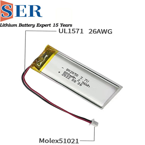 Li-polymer battery 802048