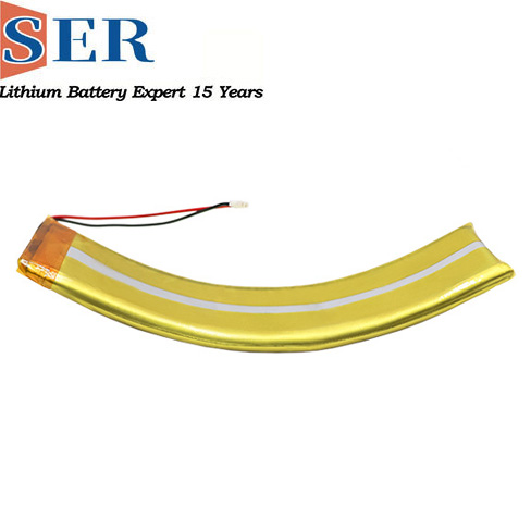 Curved lithium polymer battery