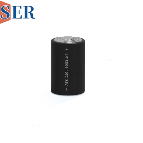 ER14250S high temperature battery 1/2AA 3.6V 600mAh 150℃ Lisocl2 battery