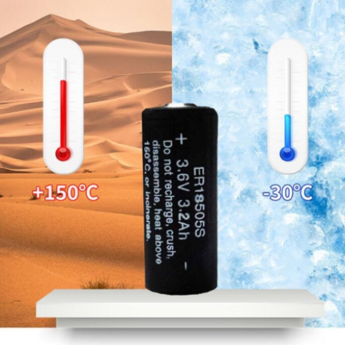 High Temperature battery ER18505S 3.6V 3.2Ah Li-SOCl2 Battery