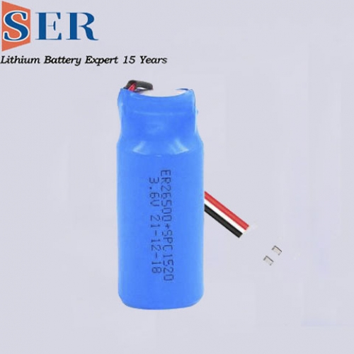 Customized long lifespan ER26500 SPC1520 3.6V primary high pulse current Li-SCOL2 Battery for NB-IOT