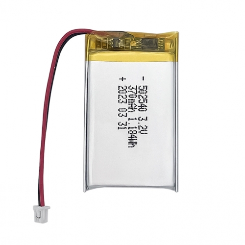 Exploring the Excellence of the 3.2 V 370mAh LiFePO4 Battery 502540
