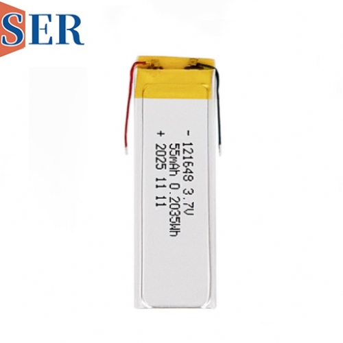 Custom LP121648 Ultra thin IC Card Battery 3.7V Rechargeable Ultra-thin Lipo Battery